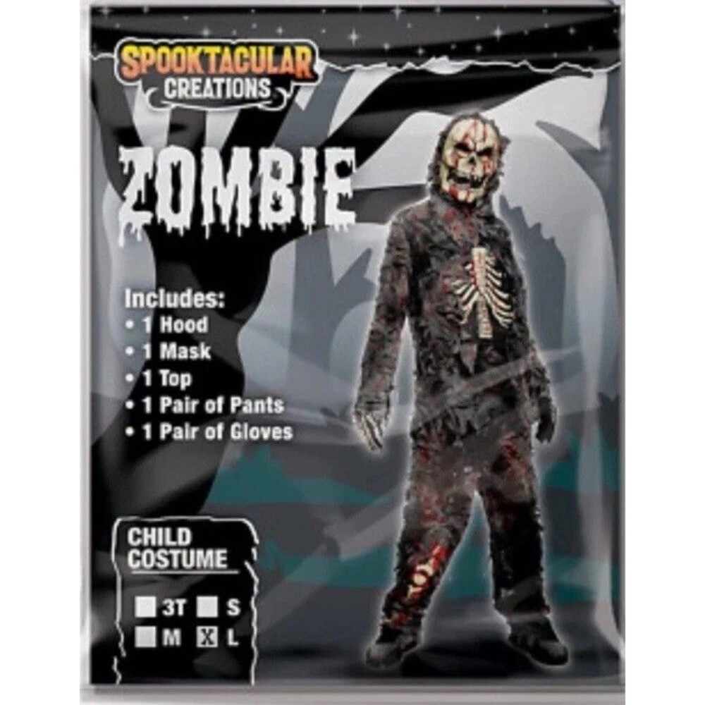 ZOMBIE (style 2) Costume CHILD LARGE Halloween Spooktacular NIP